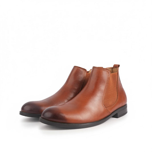 Benaaz Chelsea Boots – Bottines Homme Élégantes en Cuir Marron | Style Classique & Confort Premium