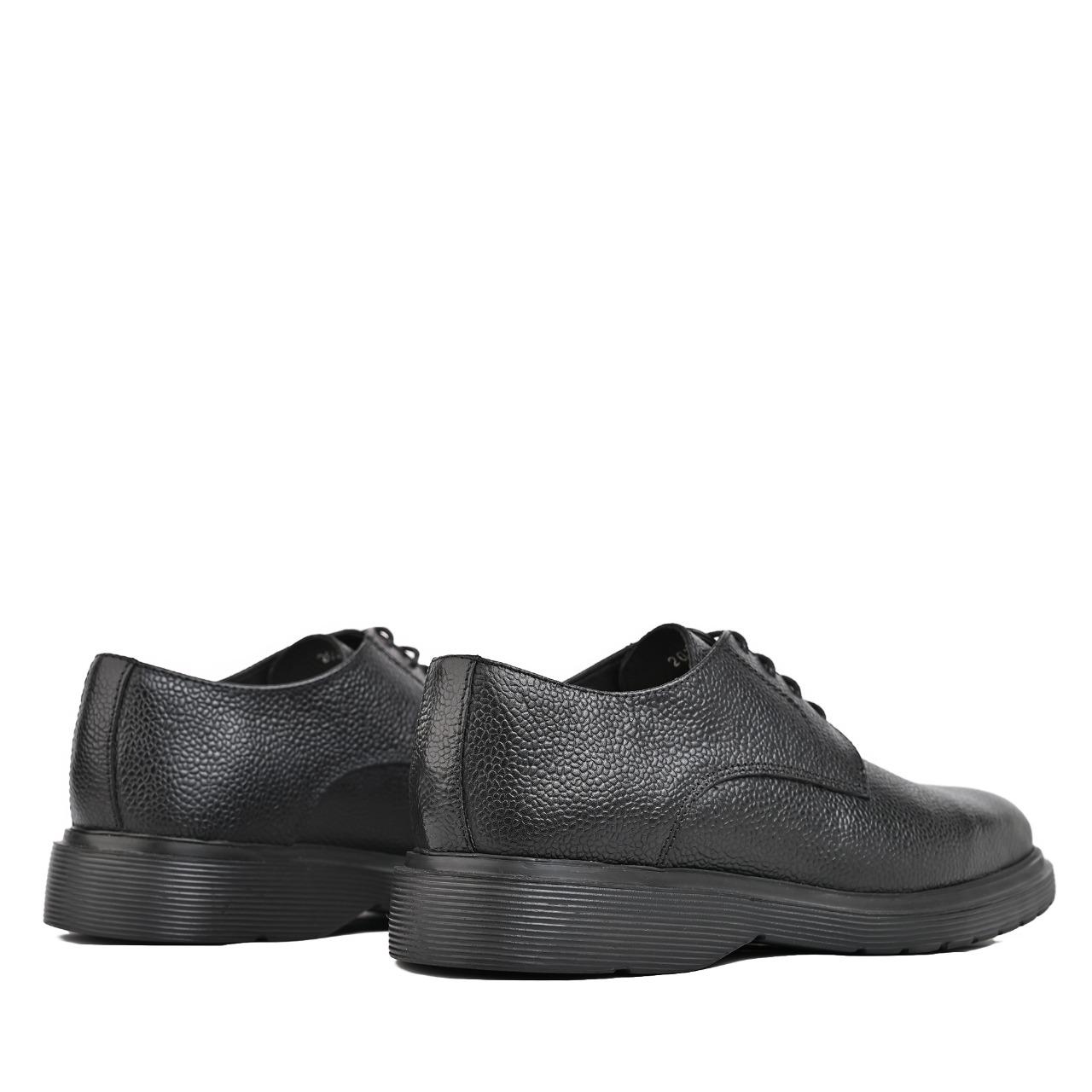 Benaaz Alex Smith – Chaussures Homme en Cuir Noir Grainé 100% Premium avec Semelle EVA Ultra-Légère et Confortable