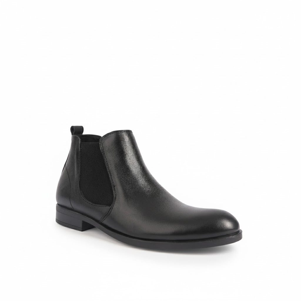 Benaaz Chelsea Boots – Bottines Homme Élégantes en Cuir Noir | Style Classique & Confort Premium