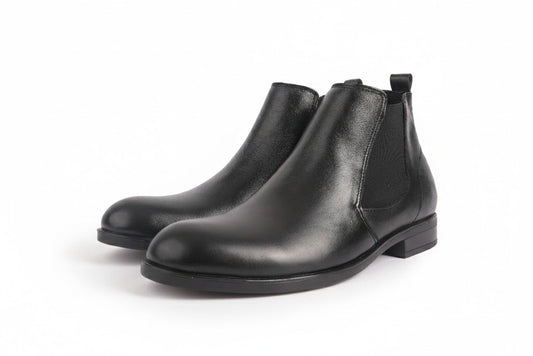 Benaaz Chelsea Boots – Bottines Homme Élégantes en Cuir Noir | Style Classique & Confort Premium