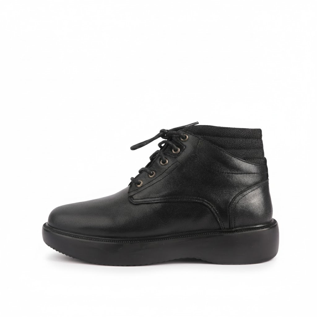 Benaaz Rio – Bottines Homme en Cuir Premium Noir | Confort Ultra-Léger & Semelle Antidérapante