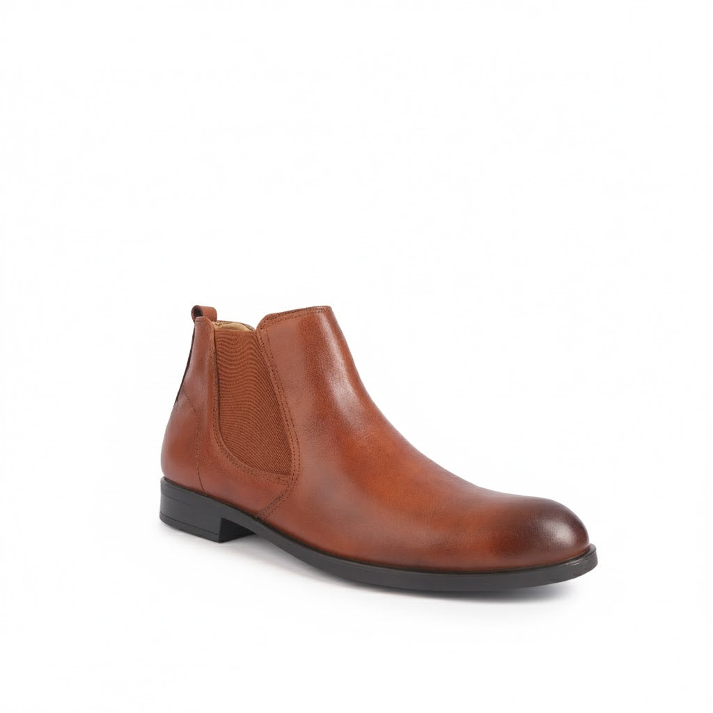 Benaaz Chelsea Boots – Bottines Homme Élégantes en Cuir Marron | Style Classique & Confort Premium