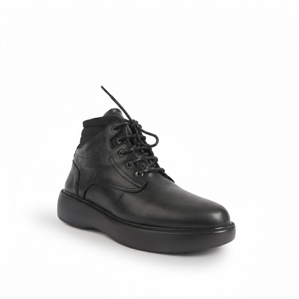 Benaaz Rio – Bottines Homme en Cuir Premium Noir | Confort Ultra-Léger & Semelle Antidérapante