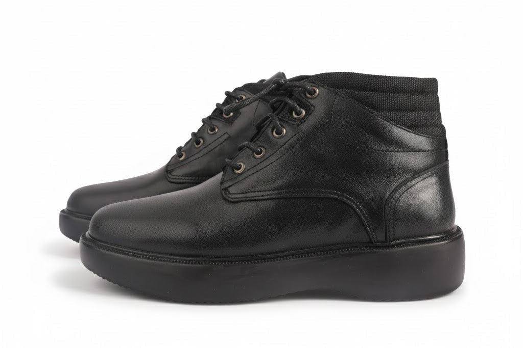 Benaaz Rio – Bottines Homme en Cuir Premium Noir | Confort Ultra-Léger & Semelle Antidérapante
