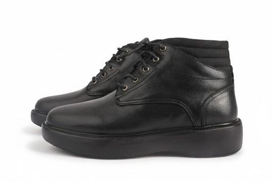 Benaaz Rio – Bottines Homme en Cuir Premium Noir | Confort Ultra-Léger & Semelle Antidérapante